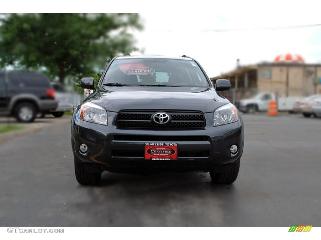 2008 RAV4 Limited 4WD - Black Forest Pearl / Dark Charcoal photo #9