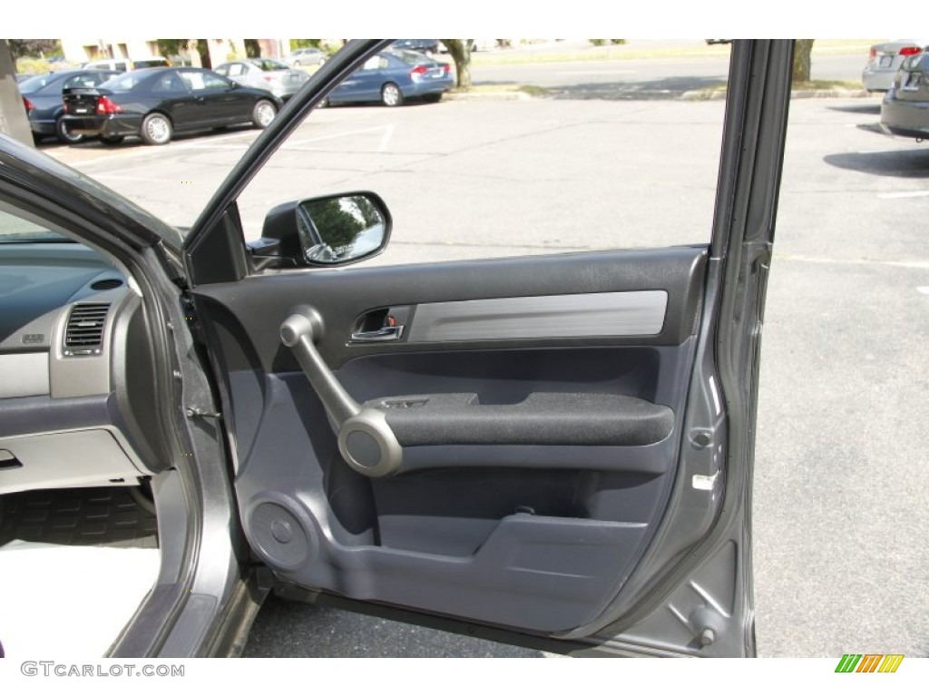 2010 Honda CR-V EX AWD Black Door Panel Photo #52205632
