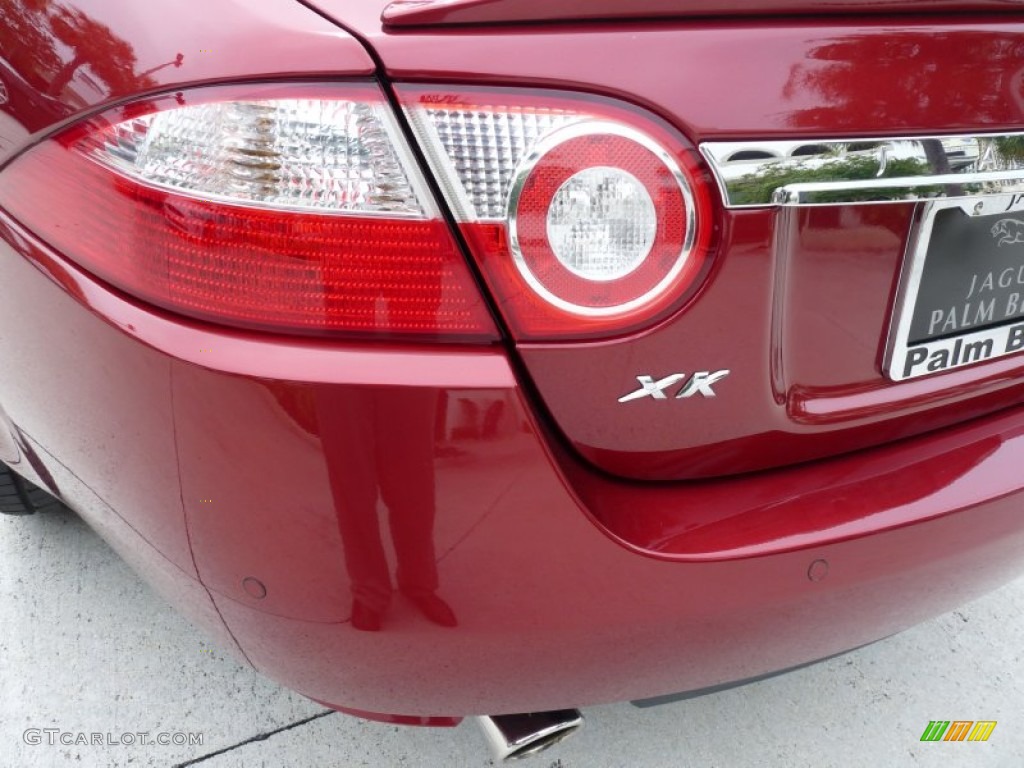 2008 XK XK8 Convertible - Radiance Red Metallic / Caramel photo #12
