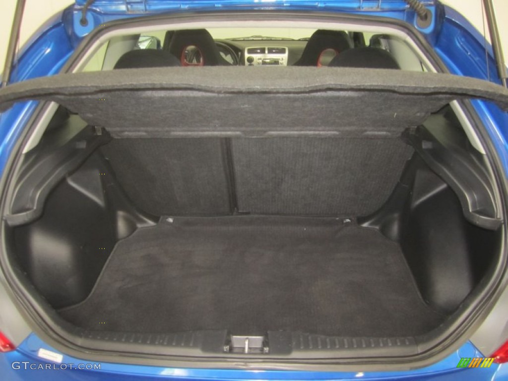 2005 Civic Si Hatchback - Vivid Blue Pearl / Black photo #15