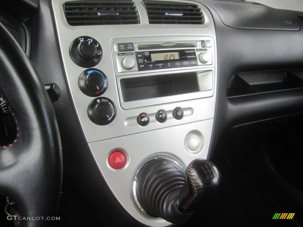 2005 Civic Si Hatchback - Vivid Blue Pearl / Black photo #27