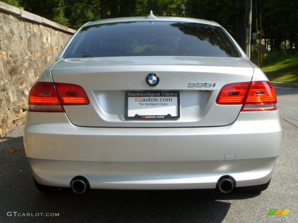 2007 3 Series 335i Coupe - Titanium Silver Metallic / Black photo #6