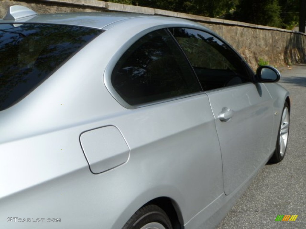 2007 3 Series 335i Coupe - Titanium Silver Metallic / Black photo #11