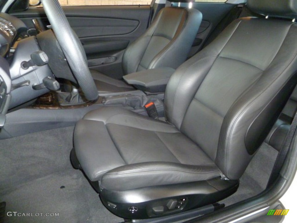 2008 1 Series 135i Coupe - Alpine White / Black photo #7