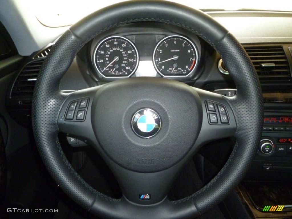 2008 1 Series 135i Coupe - Alpine White / Black photo #14