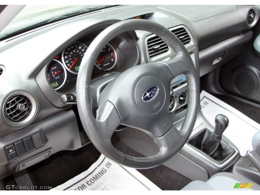 2006 Impreza Outback Sport Wagon - Steel Gray Metallic / Graphite Gray photo #12