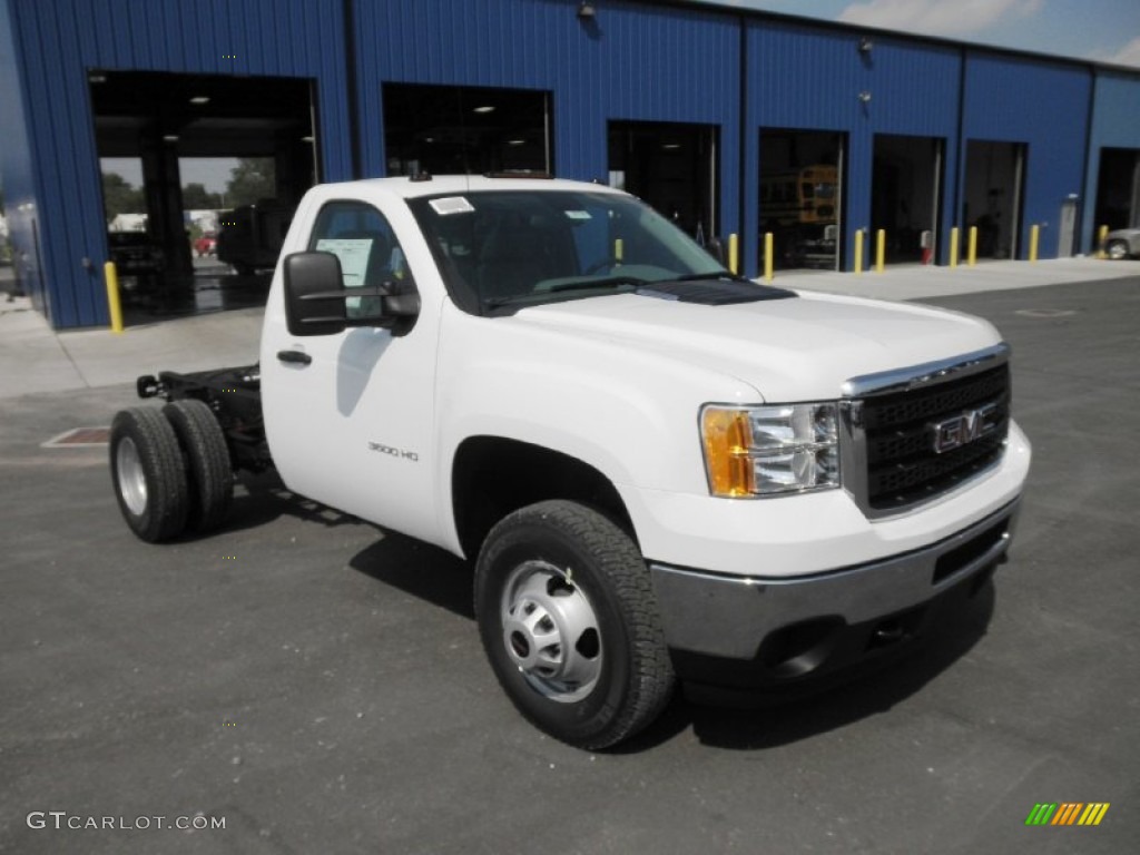 2011 GMC Sierra 3500HD Work Truck Regular Cab 4x4 Chassis Exterior Photos