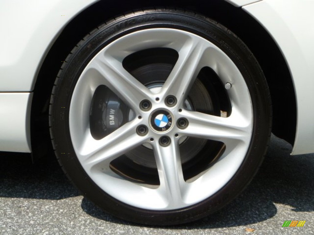 2008 1 Series 135i Coupe - Alpine White / Black photo #23