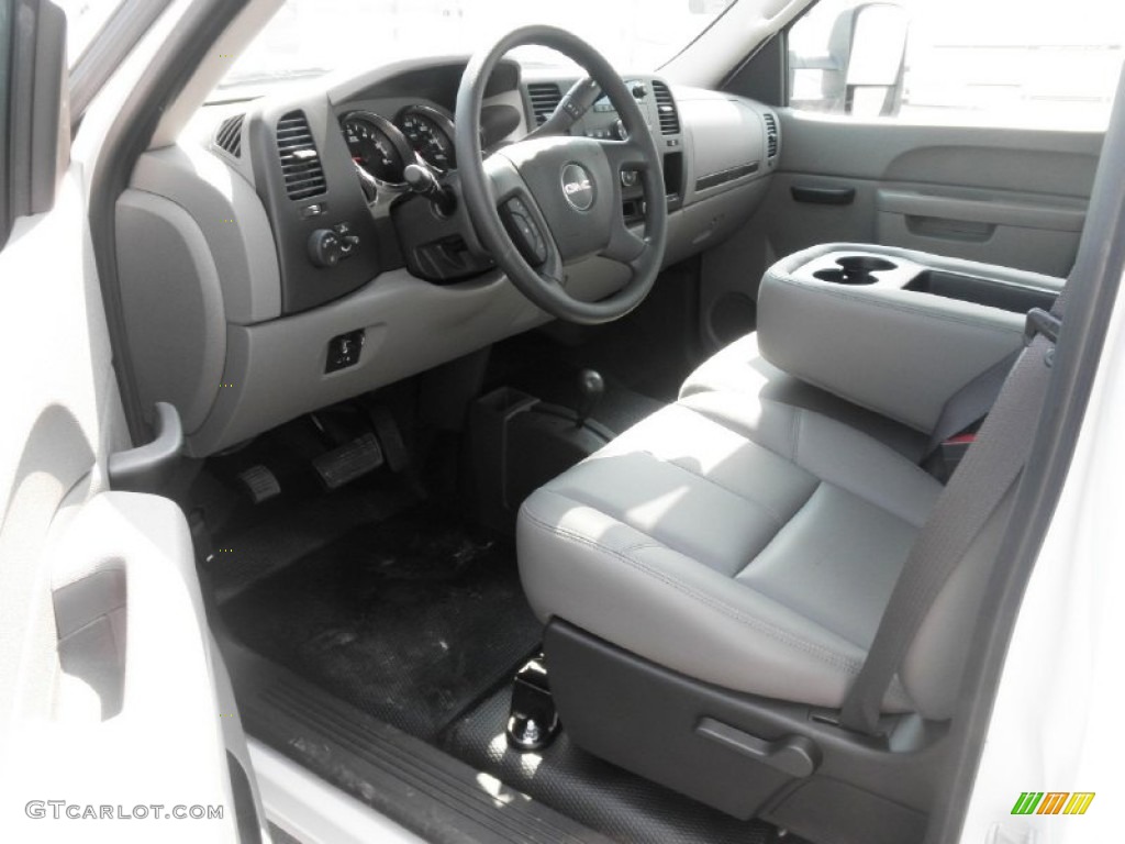 2011 GMC Sierra 3500HD Work Truck Regular Cab 4x4 Chassis Interior Color Photos