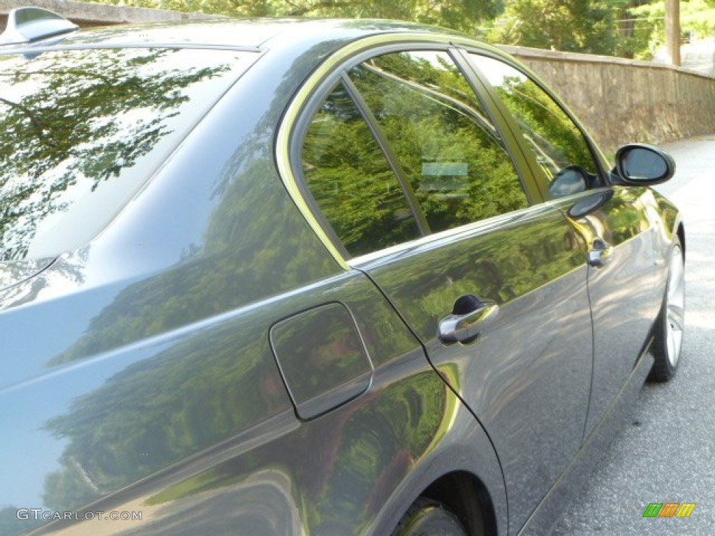 2008 3 Series 335i Sedan - Sparkling Graphite Metallic / Black photo #11