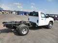  2011 Sierra 3500HD Work Truck Regular Cab 4x4 Chassis Summit White