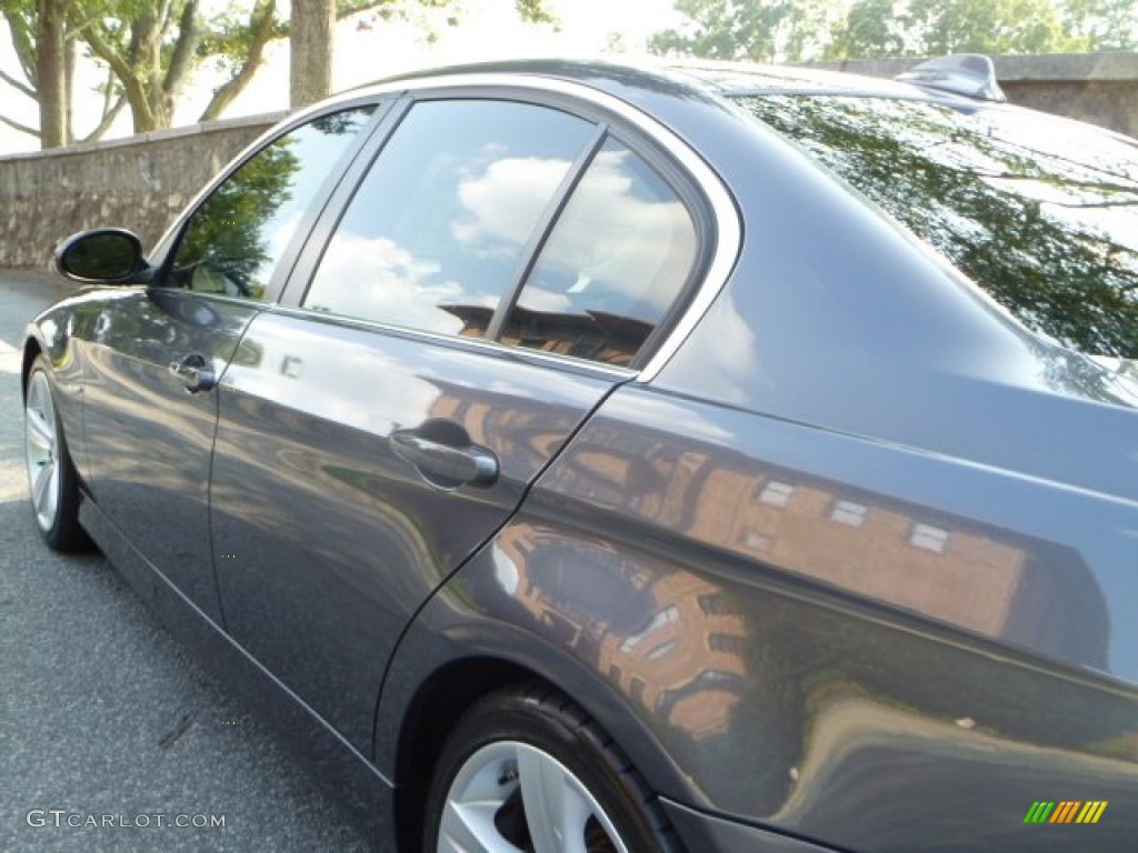 2008 3 Series 335i Sedan - Sparkling Graphite Metallic / Black photo #14