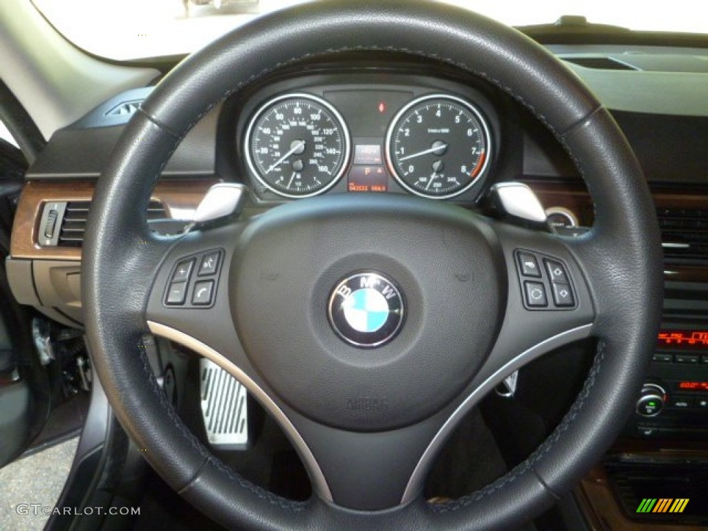 2008 3 Series 335i Sedan - Sparkling Graphite Metallic / Black photo #17