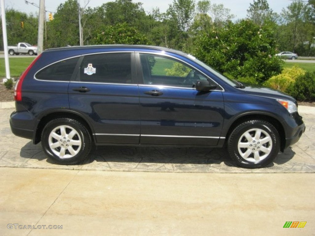 2009 CR-V EX 4WD - Royal Blue Pearl / Gray photo #3