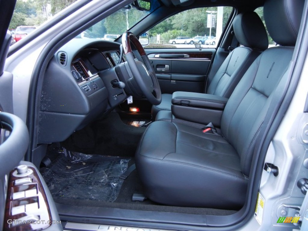 Black Interior 2011 Lincoln Town Car Signature Limited Photo #52208977