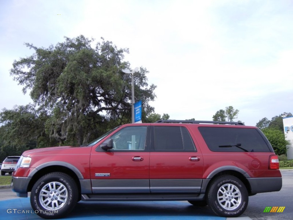 Redfire Metallic 2007 Ford Expedition EL XLT Exterior Photo #52209304