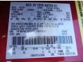 G2: Redfire Metallic 2007 Ford Expedition EL XLT Color Code