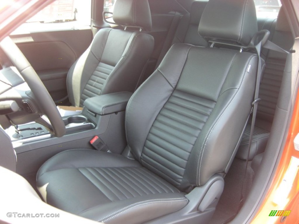 2011 Challenger Rallye - Toxic Orange Pearl / Dark Slate Gray photo #13