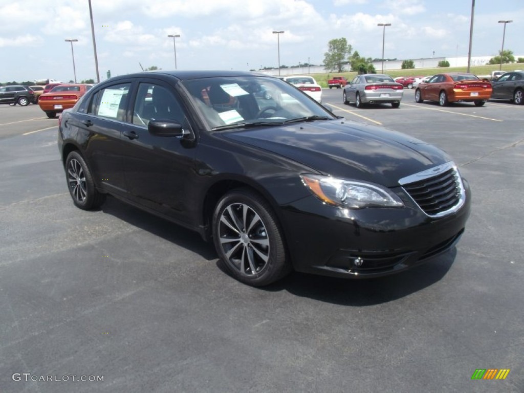 Brilliant Black Crystal Pearl 2011 Chrysler 200 S Exterior Photo #52210150