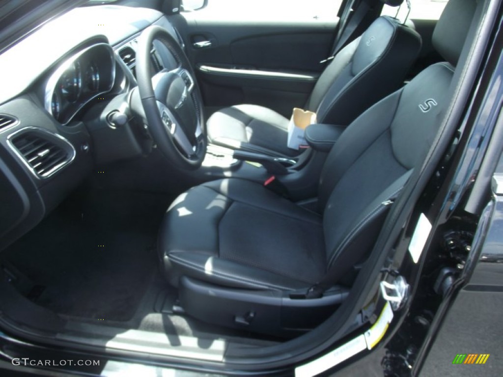 Black Interior 2011 Chrysler 200 S Photo #52210270