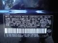 2009 LS 460 AWD Black Sapphire Blue Pearl Color Code 8U0