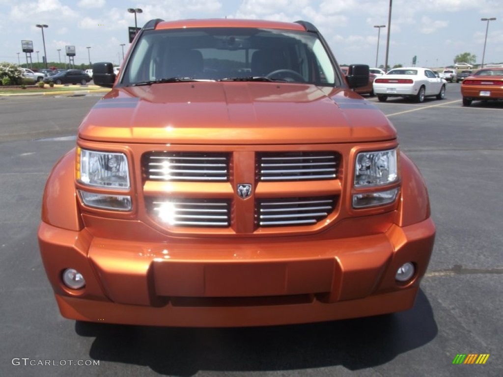 Toxic Orange Pearl 2011 Dodge Nitro Detonator Exterior Photo #52210924