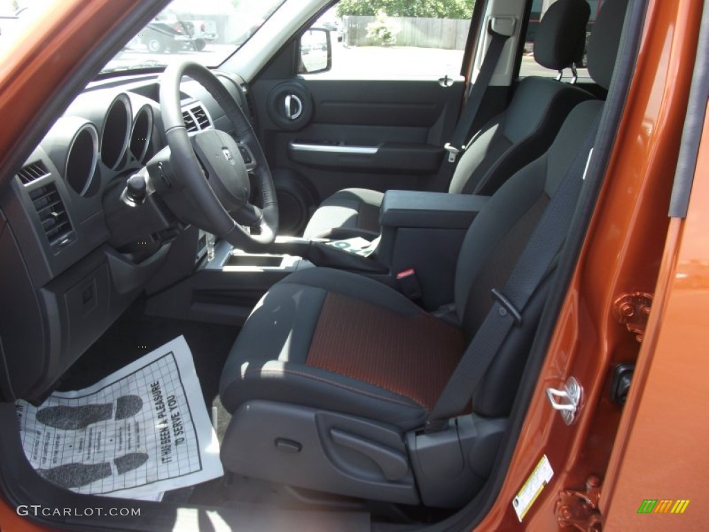 Dark Slate Gray/Orange Interior 2011 Dodge Nitro Detonator Photo #52211068