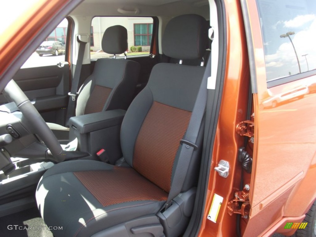 Dark Slate Gray/Orange Interior 2011 Dodge Nitro Detonator Photo #52211095