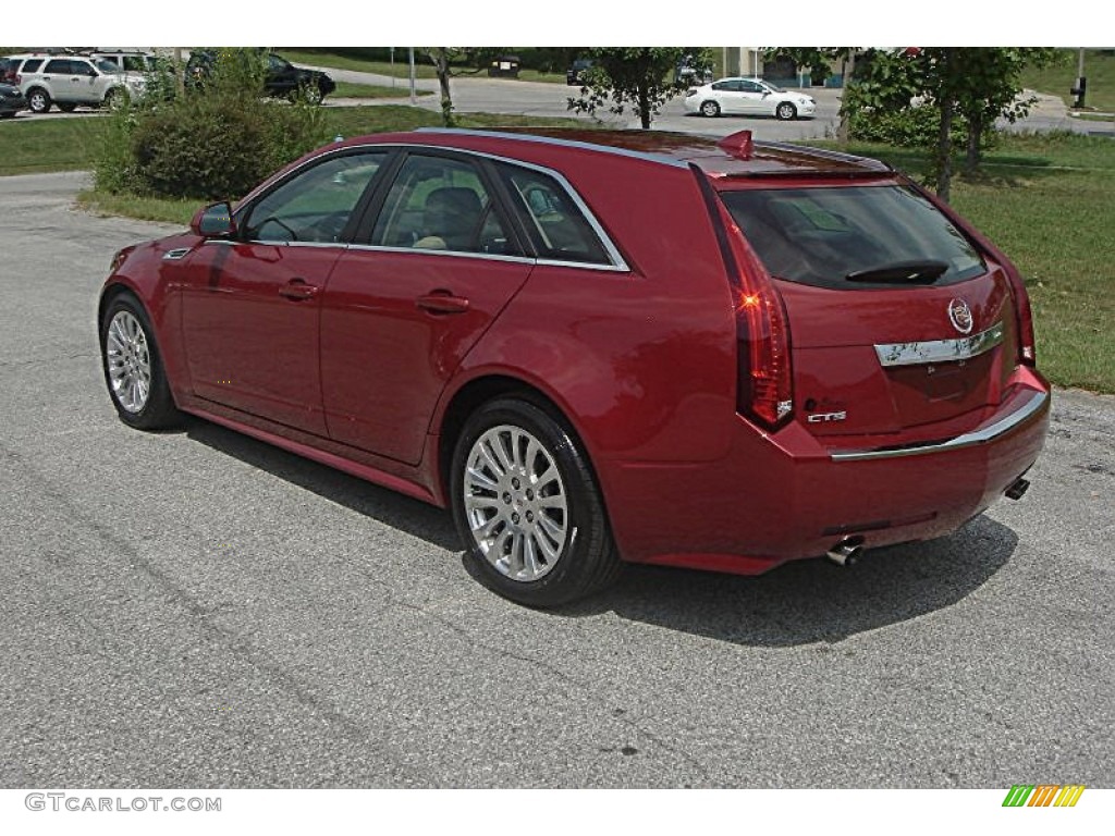 Crystal Red Tintcoat 2010 Cadillac CTS 3.6 Sport Wagon Exterior Photo #52211464