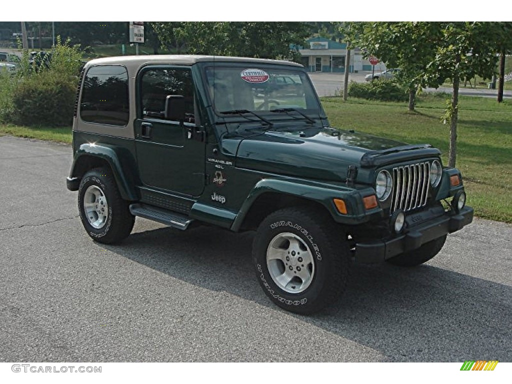 Forest Green Jeep Wrangler