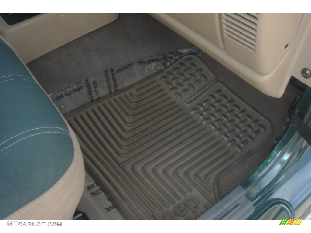 2001 Wrangler Sahara 4x4 - Forest Green / Camel/Dark Green photo #17