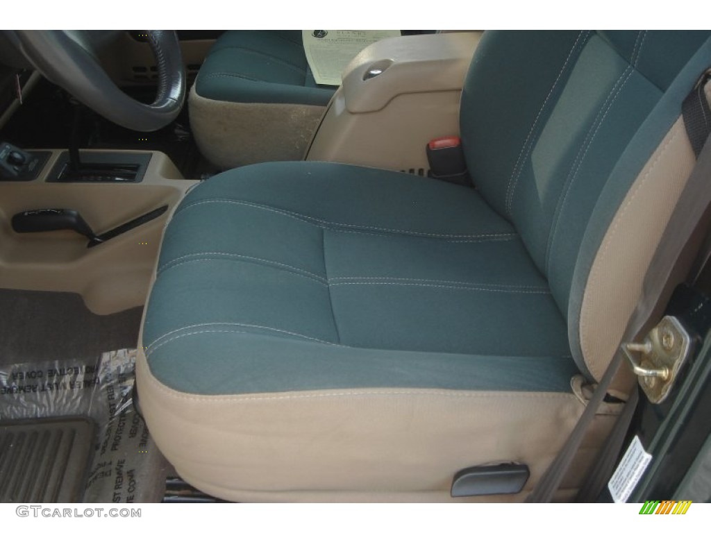 2001 Wrangler Sahara 4x4 - Forest Green / Camel/Dark Green photo #24