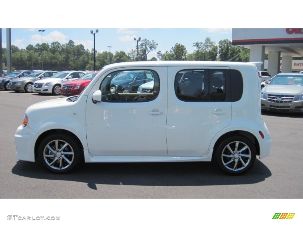 White Pearl 2010 Nissan Cube Krom Edition Exterior Photo #52213300