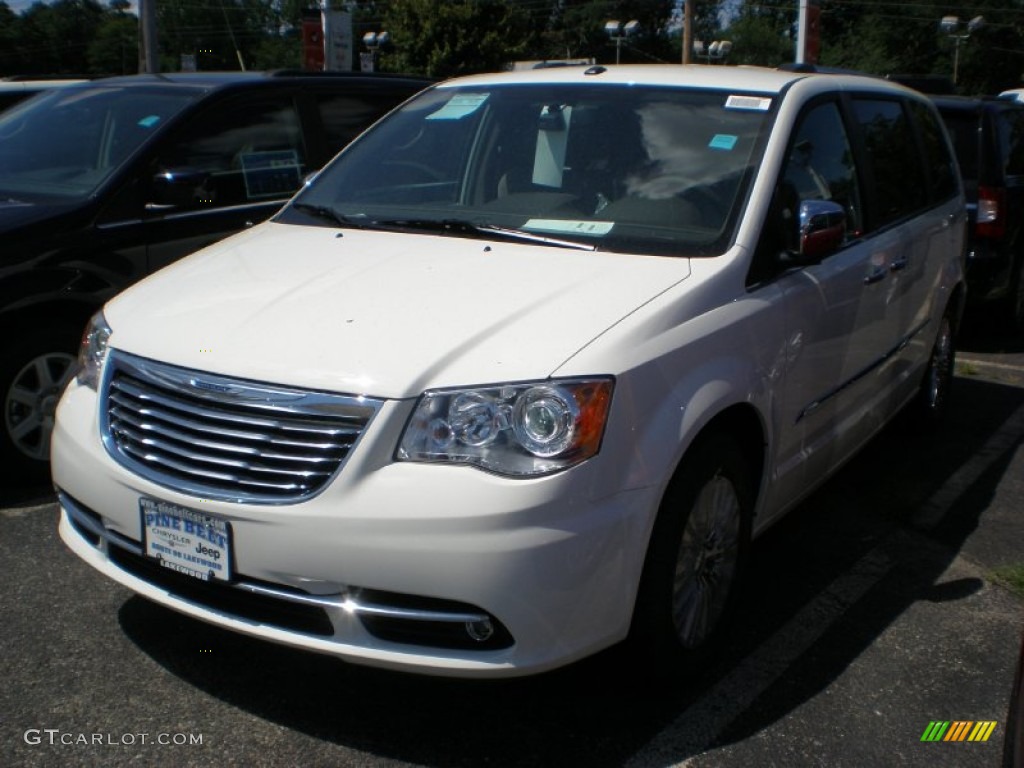 2011 Town & Country Limited - Stone White / Black/Light Graystone photo #1