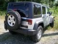 2011 Bright Silver Metallic Jeep Wrangler Unlimited Rubicon 4x4  photo #2