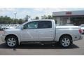 2009 Radiant Silver Nissan Titan LE Crew Cab  photo #2