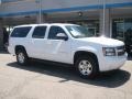 2008 Summit White Chevrolet Suburban 1500 LT 4x4  photo #1