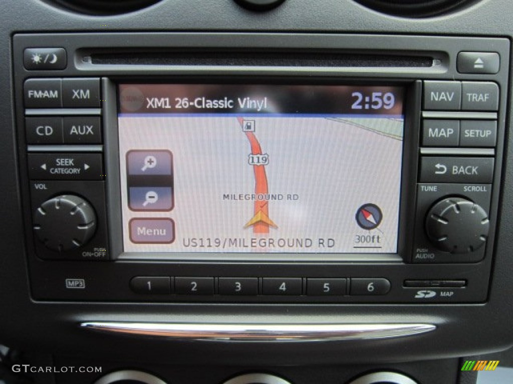 2011 Rogue SL AWD - Pearl White / Gray photo #6