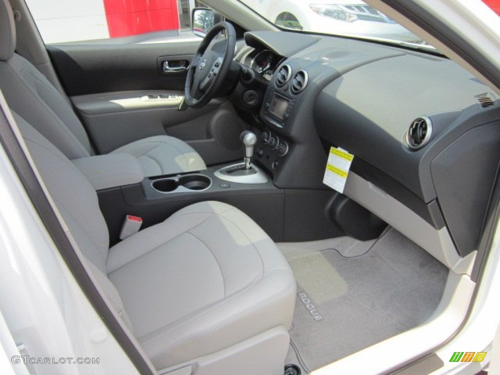2011 Rogue SL AWD - Pearl White / Gray photo #18