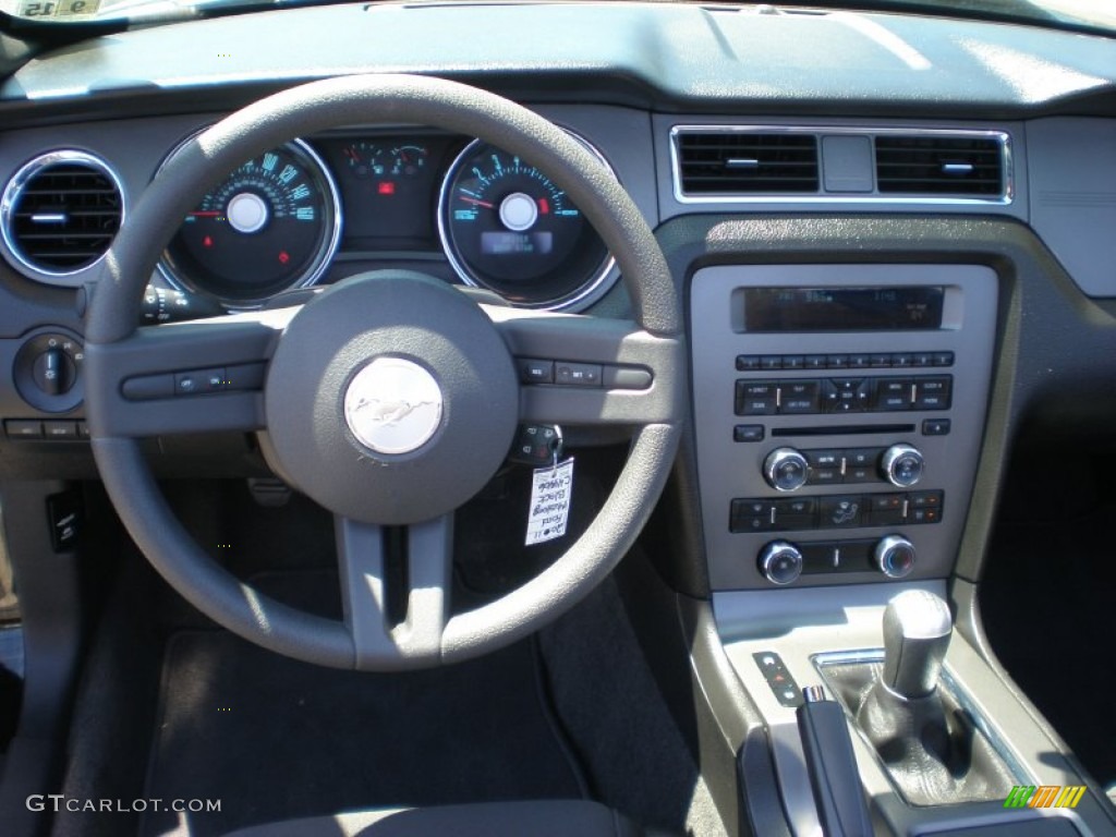 2011 Mustang V6 Convertible - Ebony Black / Charcoal Black photo #12