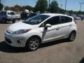 2011 Oxford White Ford Fiesta SES Hatchback  photo #2