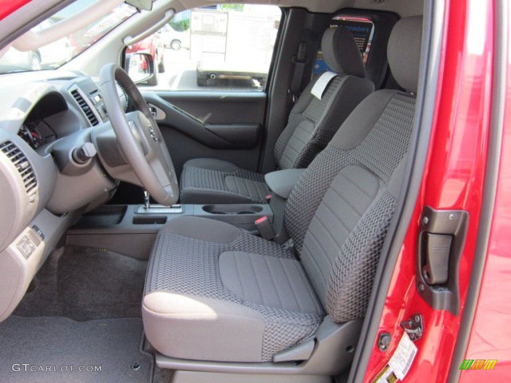 Graphite Interior 2011 Nissan Frontier SV V6 King Cab 4x4 Photo #52215160