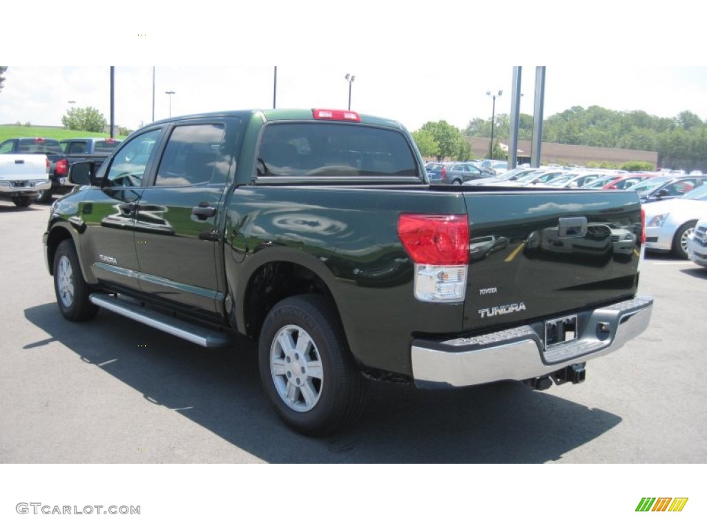 2010 Tundra CrewMax - Spruce Green Mica / Sand Beige photo #3
