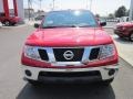 2011 Red Alert Nissan Frontier SV Crew Cab 4x4  photo #2