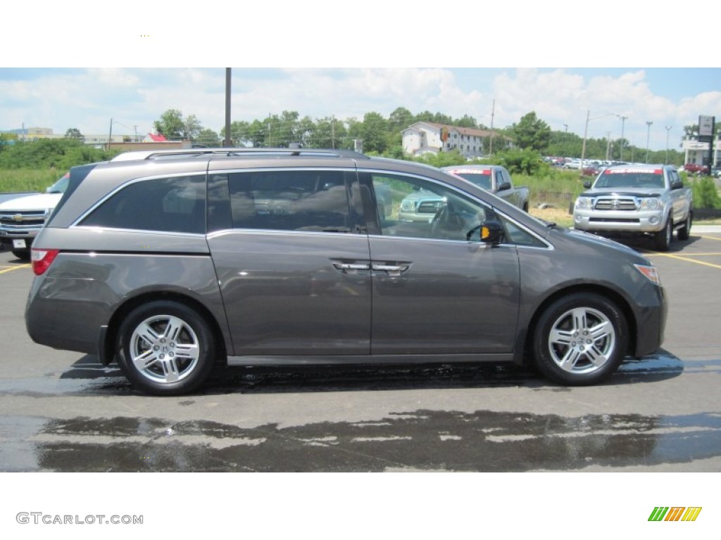 Smoky Topaz Metallic 2011 Honda Odyssey Touring Exterior Photo #52215583