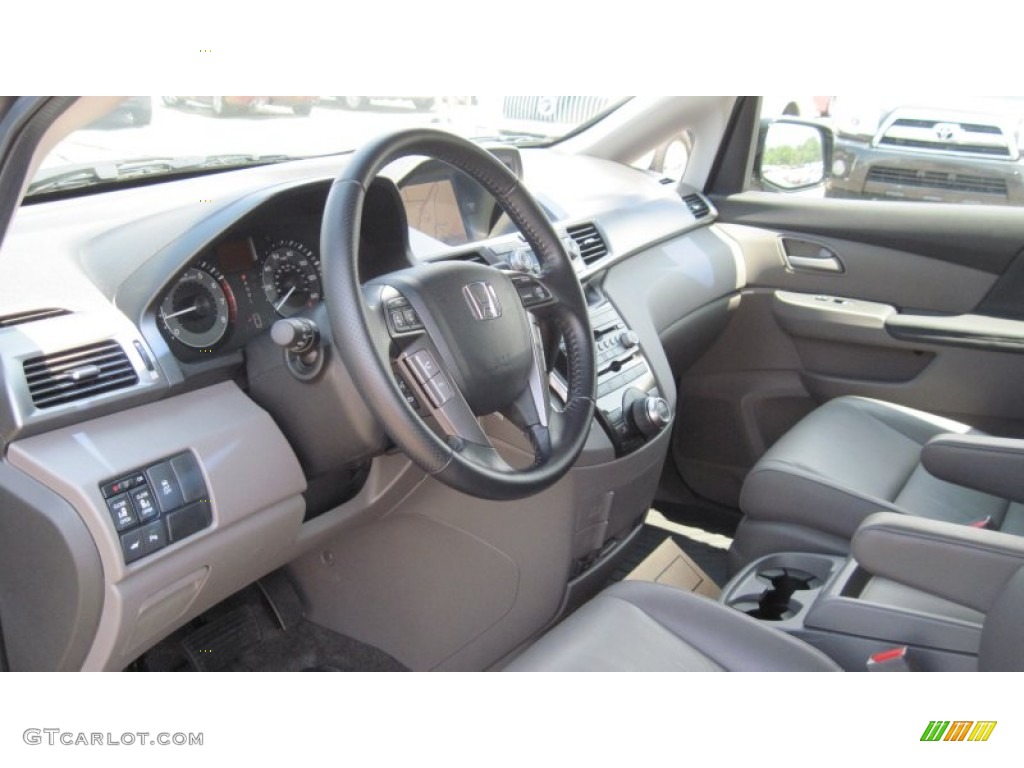 Beige Interior 2011 Honda Odyssey Touring Photo #52215670