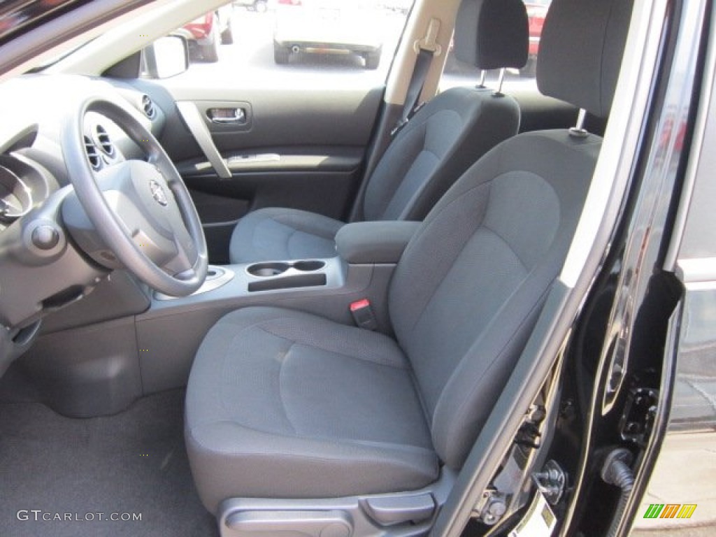 2011 Rogue S AWD - Wicked Black / Black photo #3
