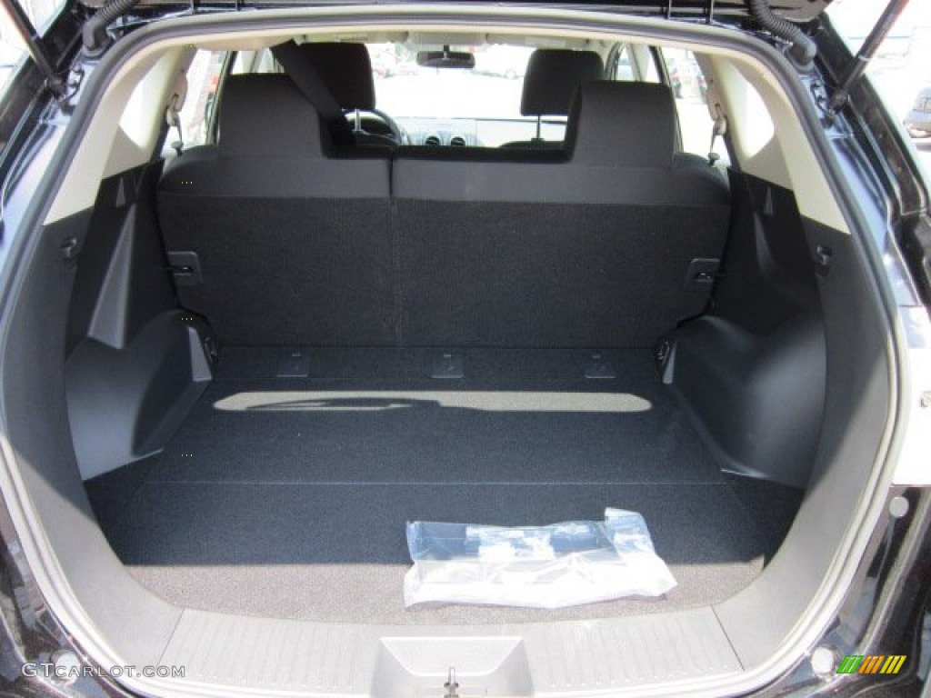 2011 Rogue S AWD - Wicked Black / Black photo #5