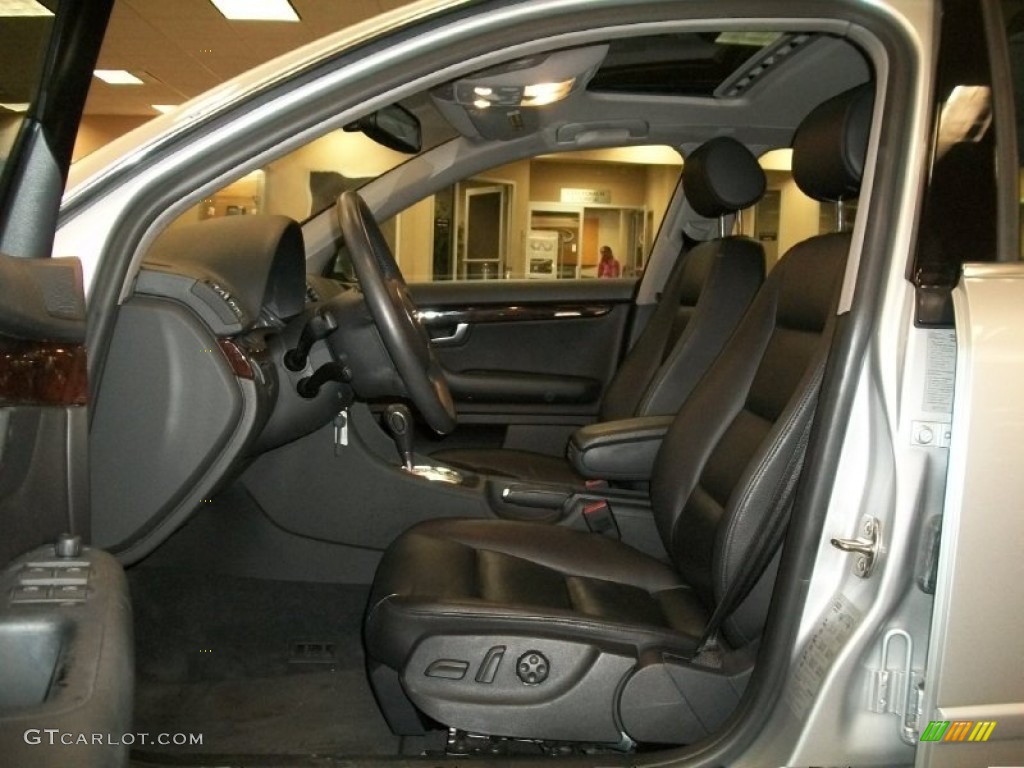 Ebony Interior 2003 Audi A4 3.0 quattro Avant Photo #52216549