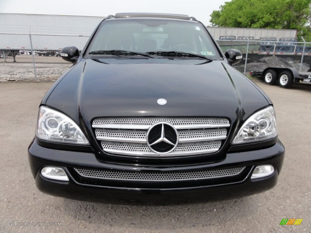 Black 2001 Mercedes-Benz ML 320 4Matic Exterior Photo #52216558
